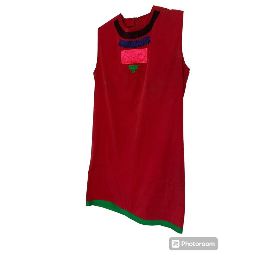 Bottega Veneta Unique Abstract Mini Dress  6-8